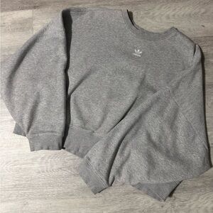 Adidas Originals Women's Essentials Fleece Long Crew Sweatshirt